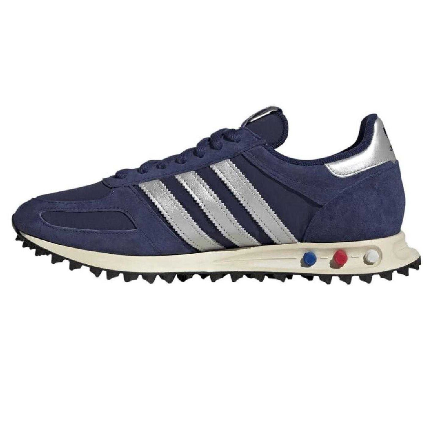 Dark Blue - Side - Adidas Womens-Ladies OG Leather Trainers