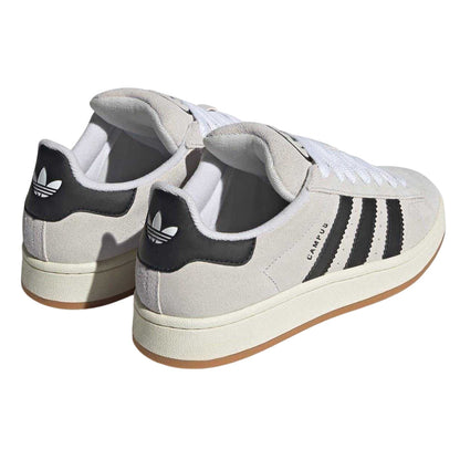 White-Black - Back - Adidas Womens-Ladies Campus 00s Suede Trainers