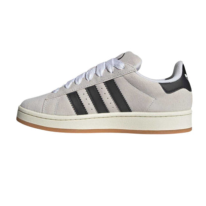 White-Black - Side - Adidas Womens-Ladies Campus 00s Suede Trainers