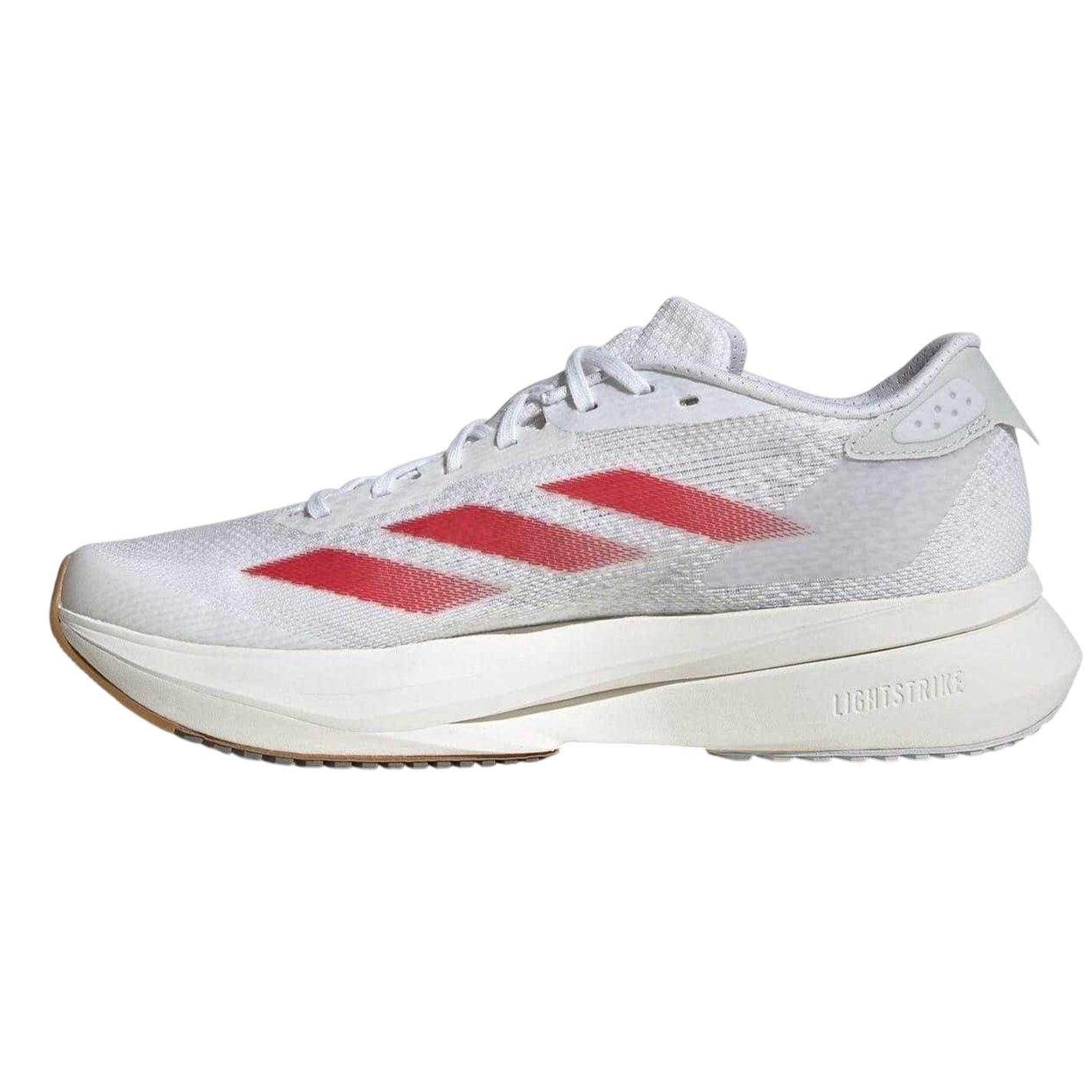 White-Red - Side - Adidas Womens-Ladies Adizero SL2 Running Trainers