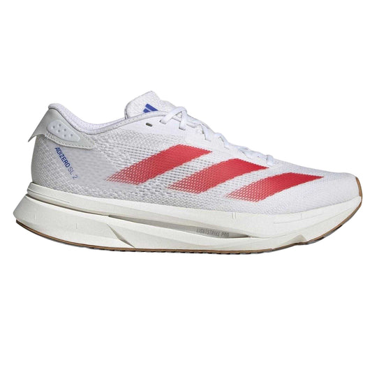 White-Red - Front - Adidas Womens-Ladies Adizero SL2 Running Trainers
