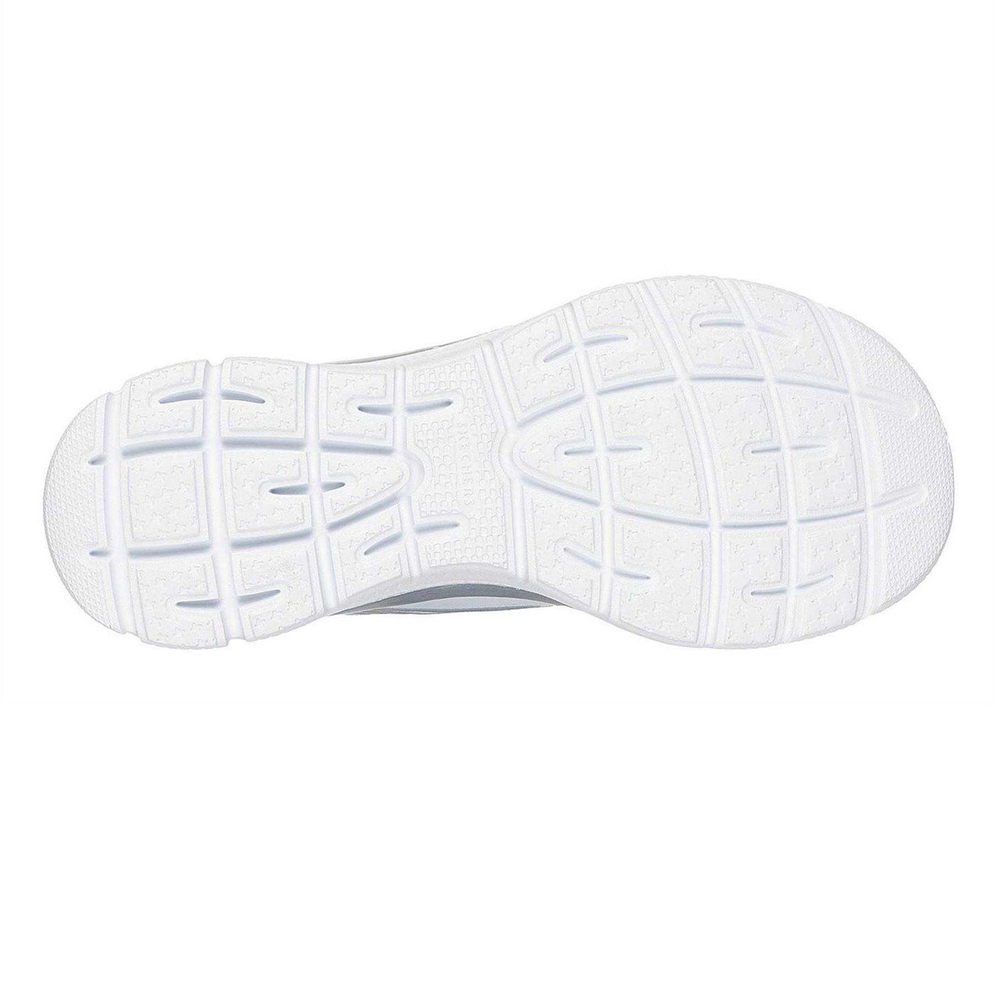 White - Back - Skechers Womens-Ladies Glitter Slip-In Trainers