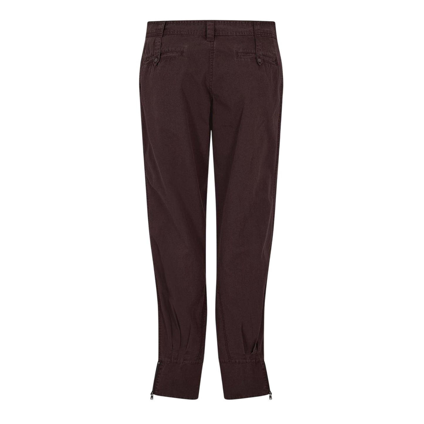 Brown - Back - Puma Womens-Ladies Straight Leg Trousers