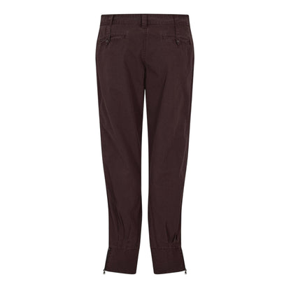 Brown - Back - Puma Womens-Ladies Straight Leg Trousers