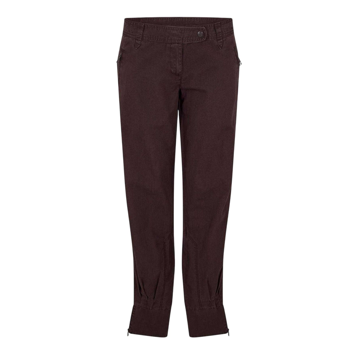 Brown - Front - Puma Womens-Ladies Straight Leg Trousers