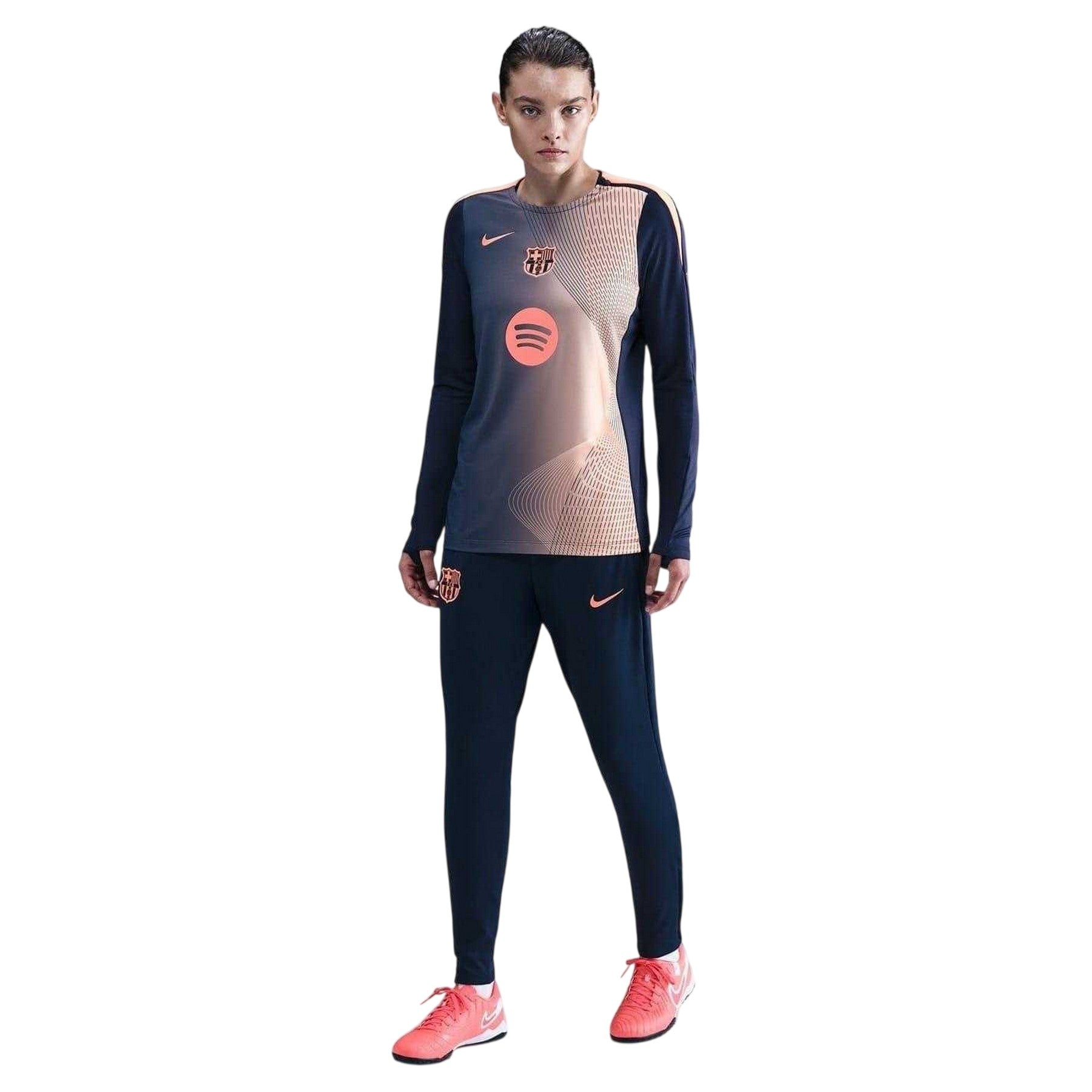Blue-Orange - Lifestyle - Nike Womens-Ladies Strike FC Barcelona Tracksuit Bottoms