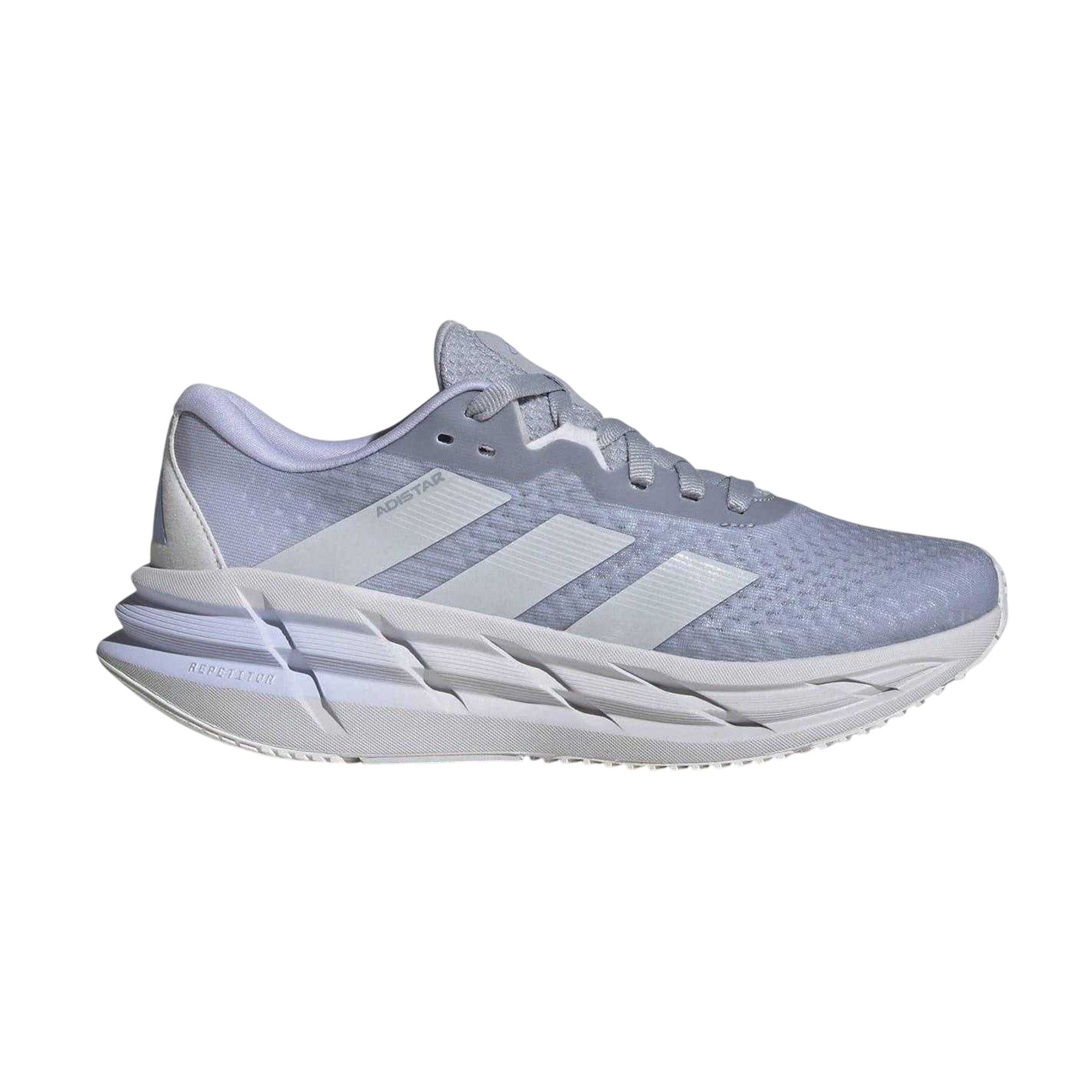 Silver-Grey Silver - Front - Adidas Womens-Ladies Adistar 3 Trainers