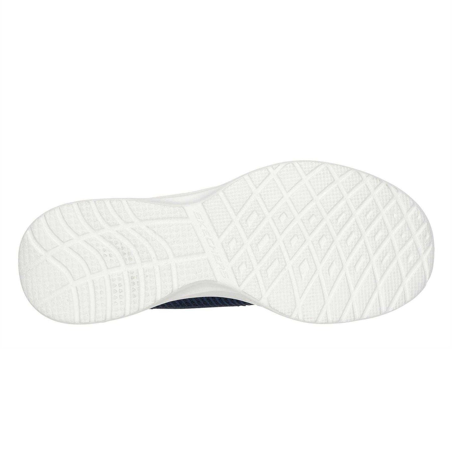 Navy - Side - Skechers Womens-Ladies Skech-Air Trainers