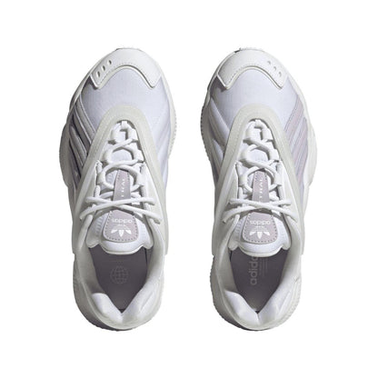 White - Side - Adidas Womens-Ladies Oztral Trainers