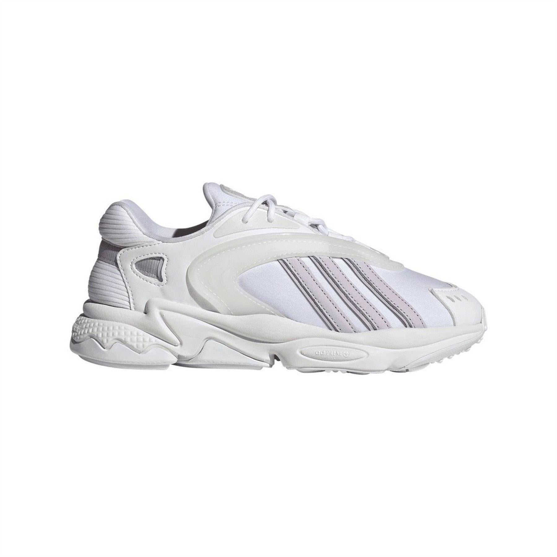 White - Front - Adidas Womens-Ladies Oztral Trainers