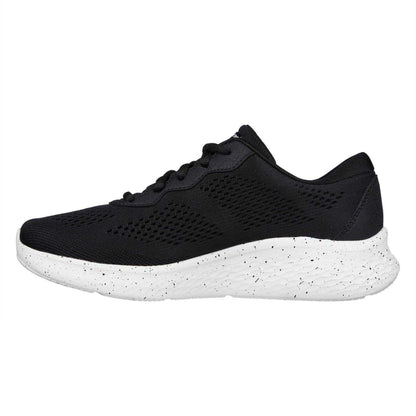 Black-White - Back - Skechers Womens-Ladies Skech-Lite Pro Mesh Trainers
