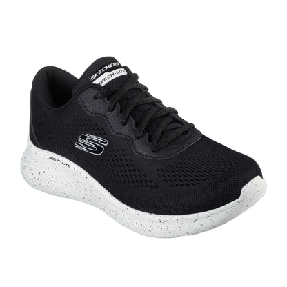 Black-White - Lifestyle - Skechers Womens-Ladies Skech-Lite Pro Mesh Trainers