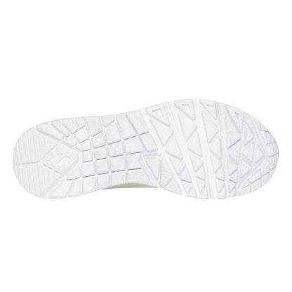 Beige-Leopard - Side - Skechers Womens-Ladies Uno Stand On Air Hidden Wedge Trainers
