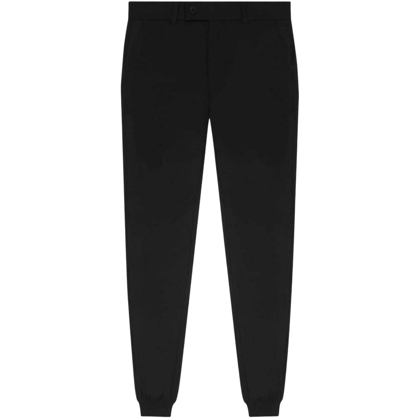 Jet Black - Front - Lyle & Scott Mens Airlight Slim Chinos