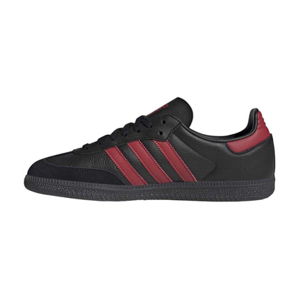 Black-Red - Back - Adidas Mens Samba Club Juventus FC Leather Trainers