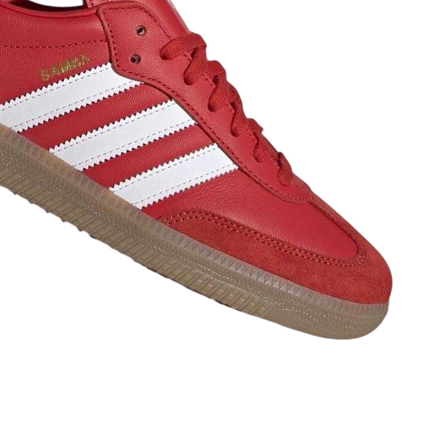 Red-Gum - Lifestyle - Adidas Mens Samba Club Juventus FC Leather Trainers