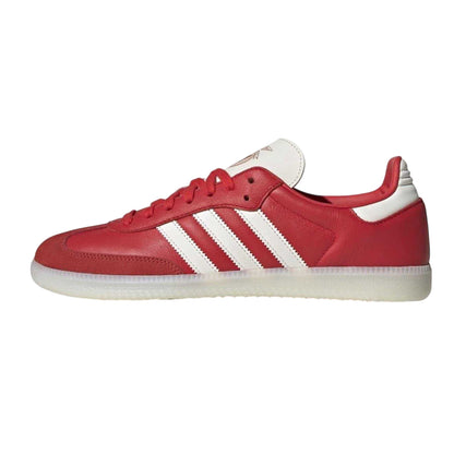 Red-Off White - Back - Adidas Mens Samba Club Juventus FC Leather Trainers