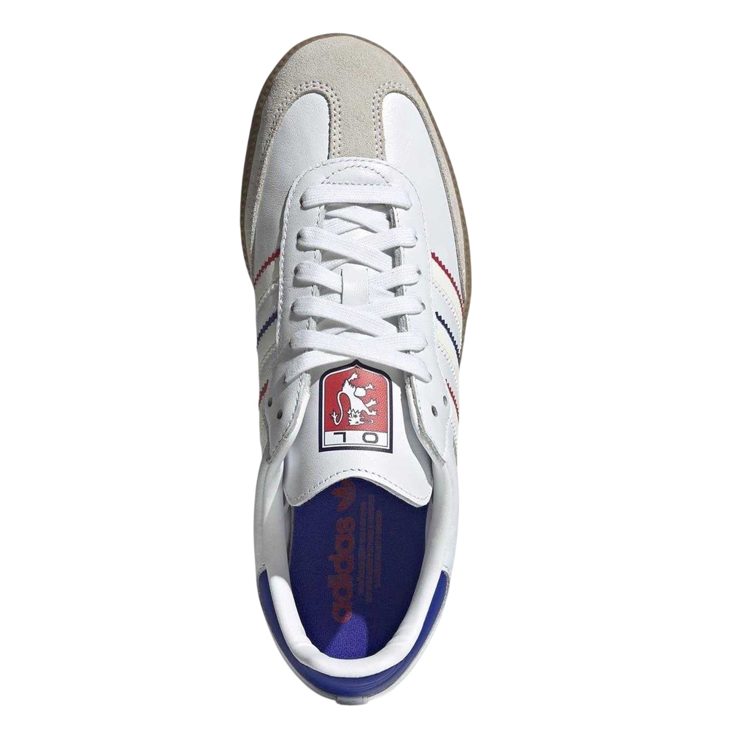 White-Blue-Red - Lifestyle - Adidas Mens Samba Club Juventus FC Leather Trainers