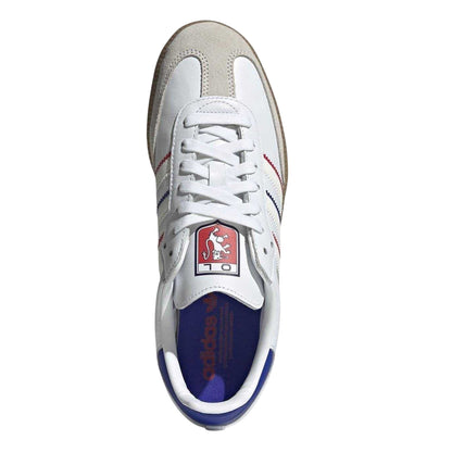 White-Blue-Red - Lifestyle - Adidas Mens Samba Club Juventus FC Leather Trainers