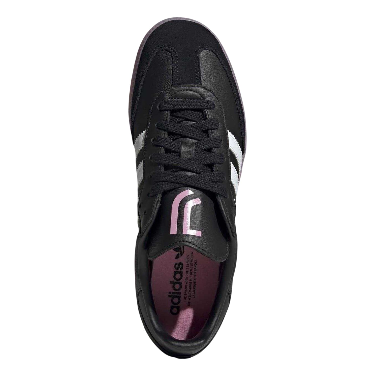 Black-White-Pink - Lifestyle - Adidas Mens Samba Club Juventus FC Leather Trainers