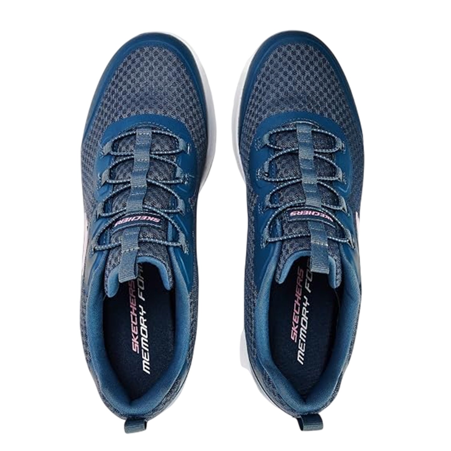 Slate - Side - Skechers Womens-Ladies Dynamight 2.0 Social Orbit Trainers
