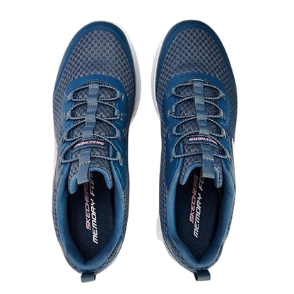 Slate - Side - Skechers Womens-Ladies Dynamight 2.0 Social Orbit Trainers