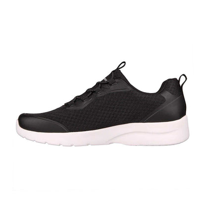 Black-White - Back - Skechers Womens-Ladies Dynamight 2.0 Social Orbit Trainers