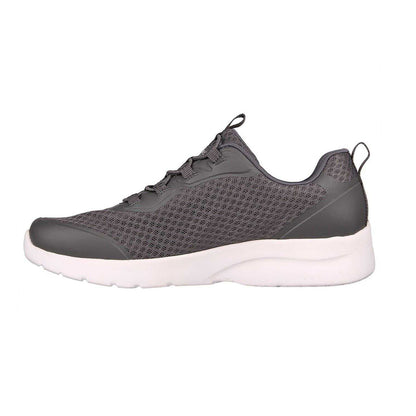 Charcoal - Back - Skechers Womens-Ladies Dynamight 2.0 Social Orbit Trainers
