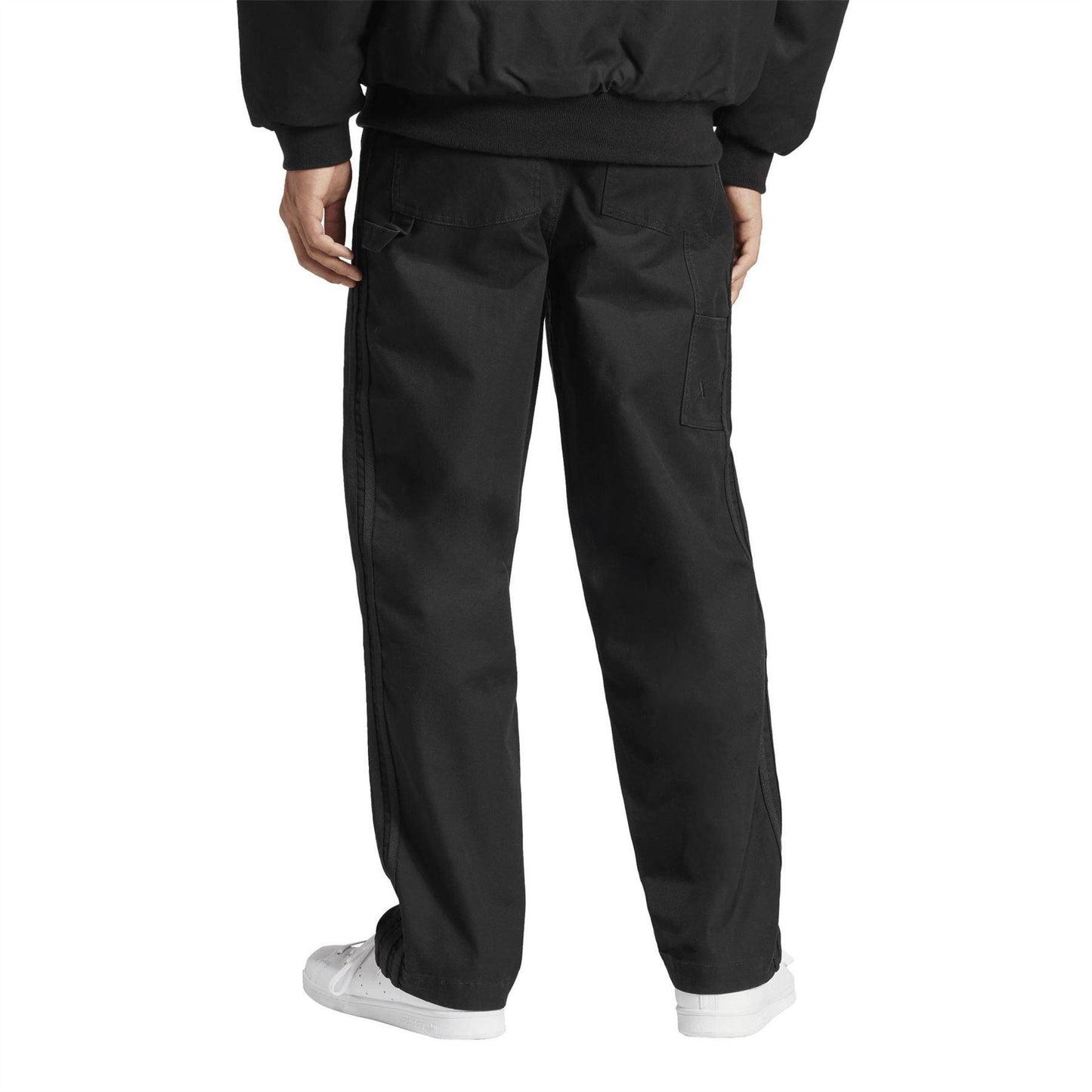 Black - Back - Adidas Mens Originals 100T Relaxed Fit Trousers