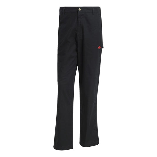 Black - Front - Adidas Mens Originals 100T Relaxed Fit Trousers