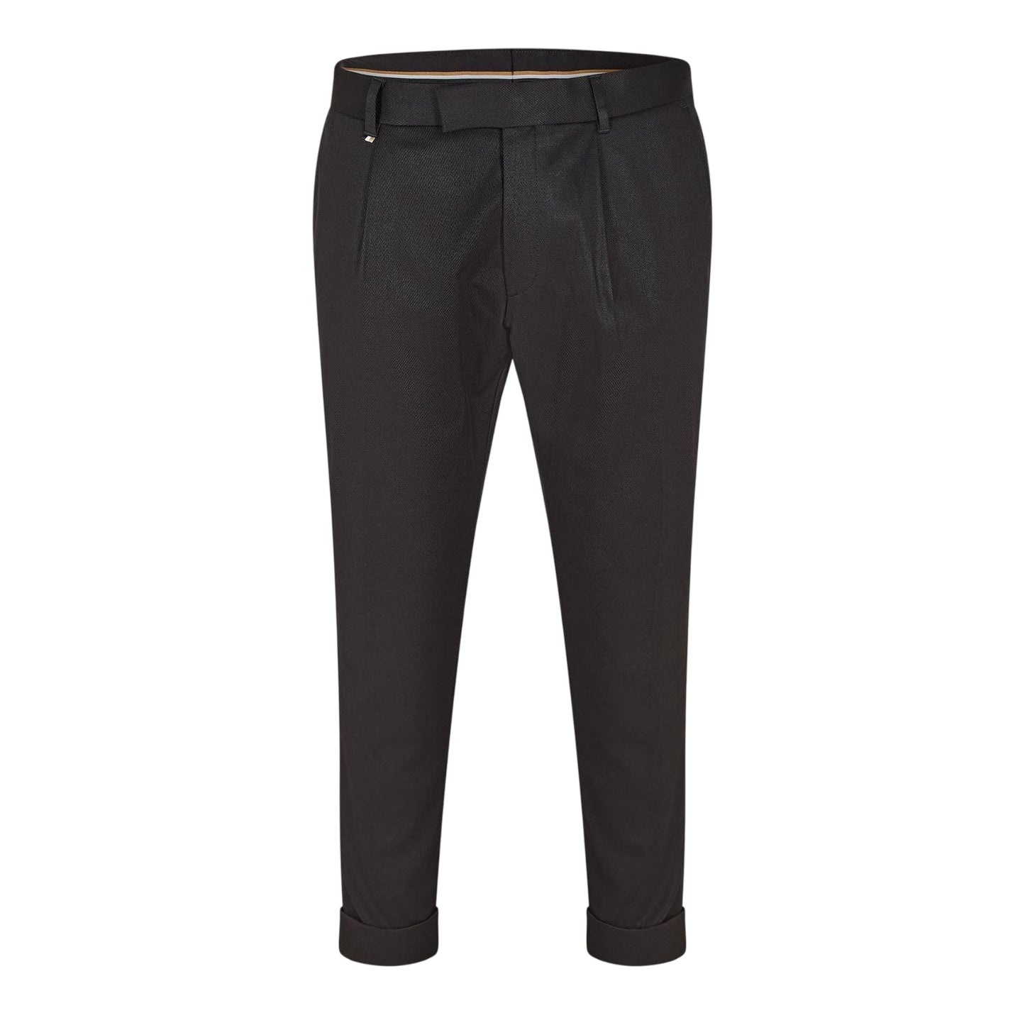 Black - Front - Boss Mens Pepe Straight Trousers