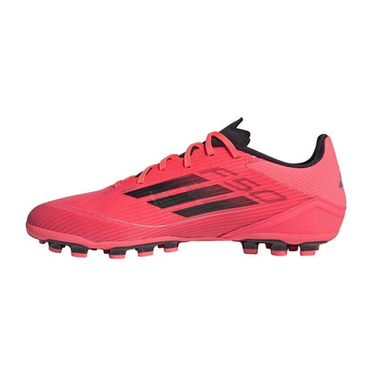 Turbo-Platinum-Aurora Black - Side - Adidas Mens F50 League Astro Turf Trainers