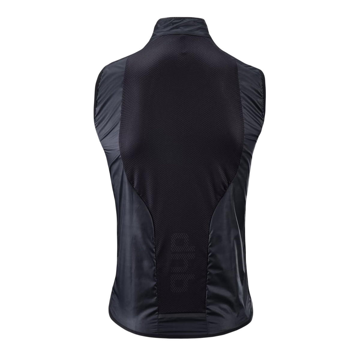 Black - Back - dhb Mens Blok Lightweight Fitted Gilet