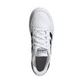 White-Black - Back - Adidas Childrens-Kids Breaknet 2.0 Synthetic Leather Trainers