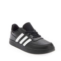 Black - Front - Adidas Childrens-Kids Breaknet 2.0 Synthetic Leather Trainers