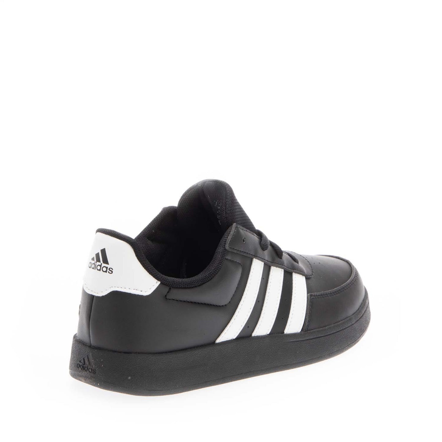 Black - Side - Adidas Childrens-Kids Breaknet 2.0 Synthetic Leather Trainers