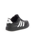 Black - Side - Adidas Childrens-Kids Breaknet 2.0 Synthetic Leather Trainers