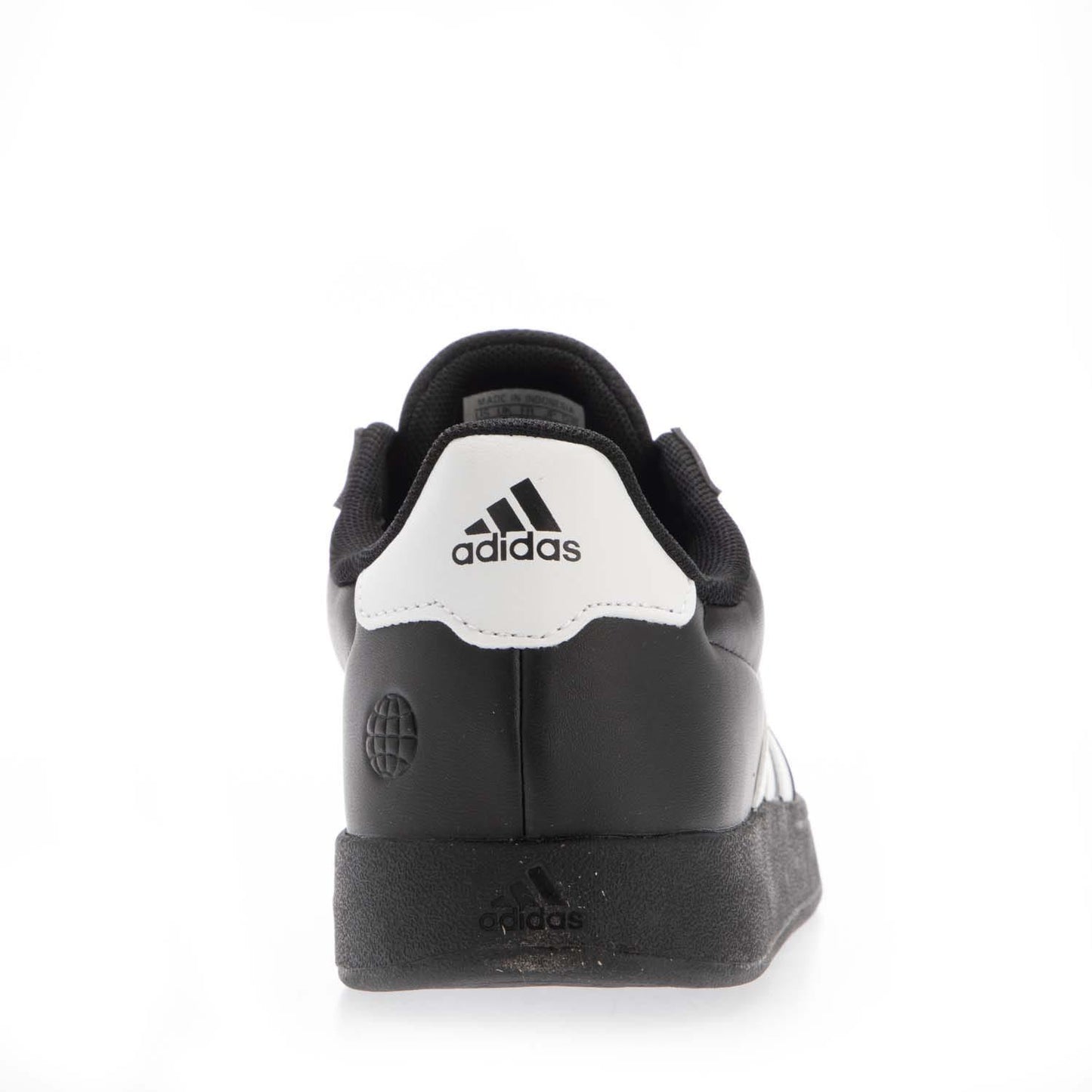 Black - Back - Adidas Childrens-Kids Breaknet 2.0 Synthetic Leather Trainers