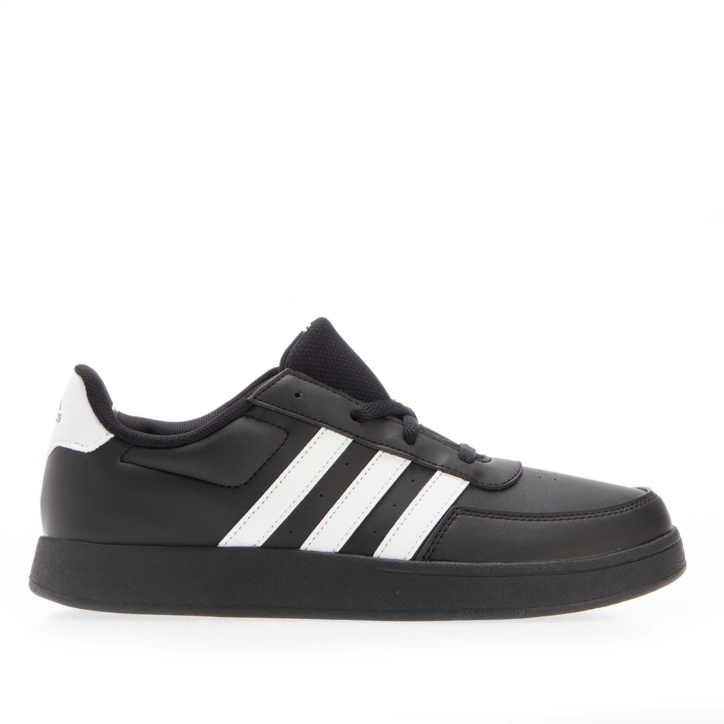 Black - Lifestyle - Adidas Childrens-Kids Breaknet 2.0 Synthetic Leather Trainers