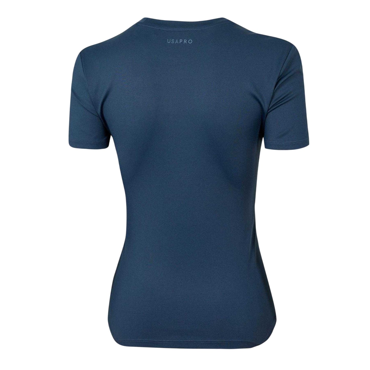 Navy - Back - USA Pro Womens-Ladies Polyamide T-Shirt