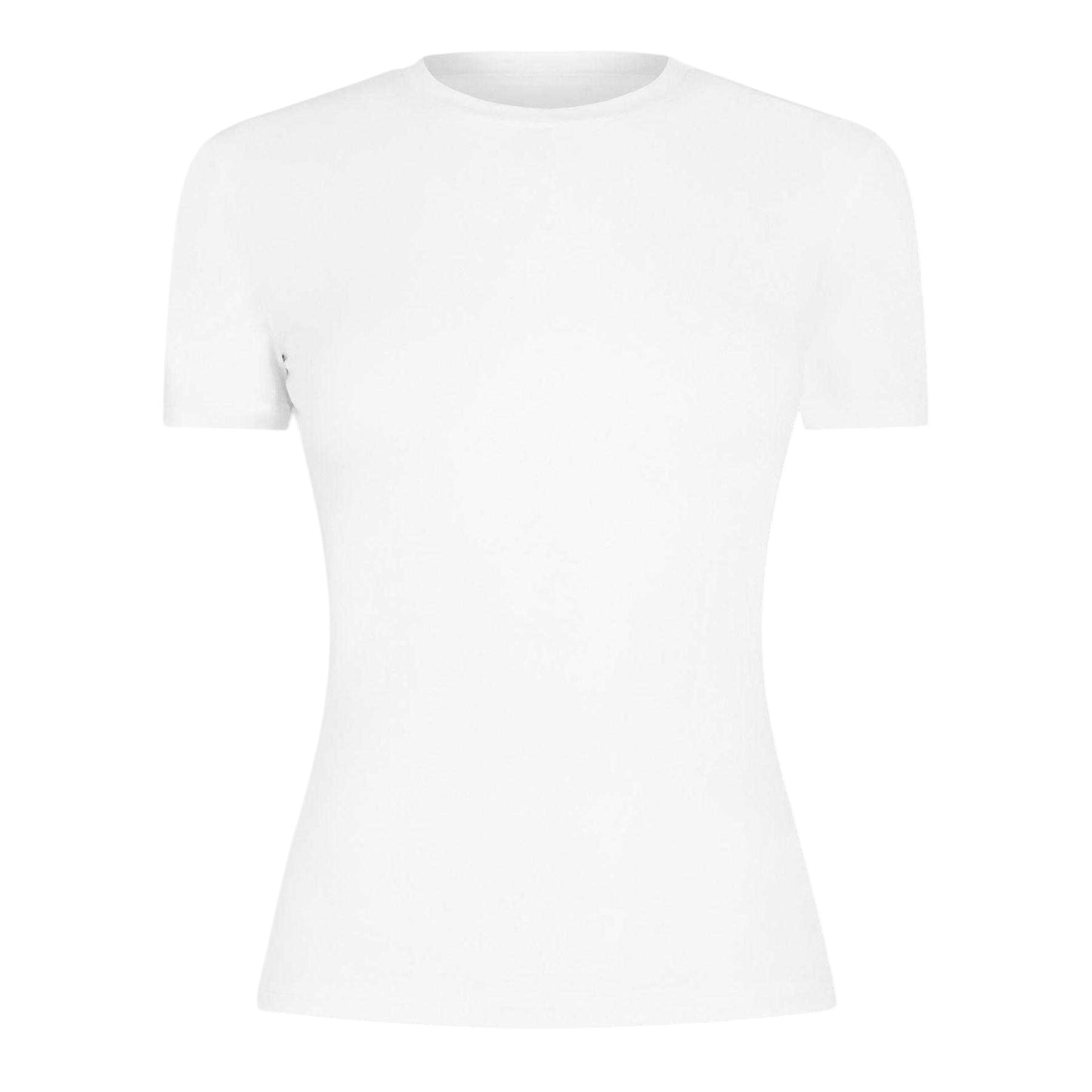 White - Front - USA Pro Womens-Ladies Polyamide T-Shirt