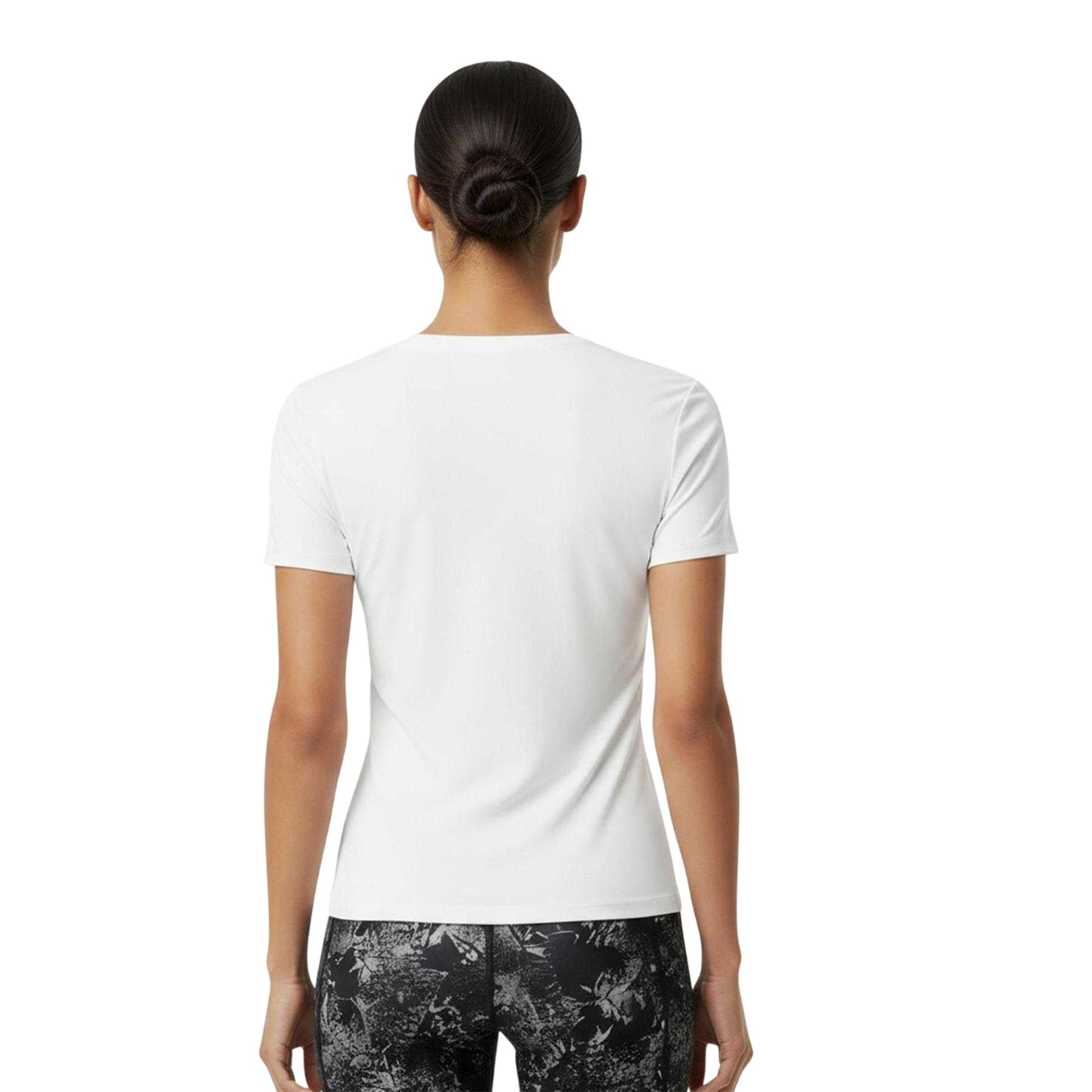 White - Back - USA Pro Womens-Ladies Polyamide T-Shirt