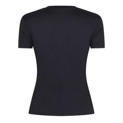 Black - Back - USA Pro Womens-Ladies Polyamide T-Shirt
