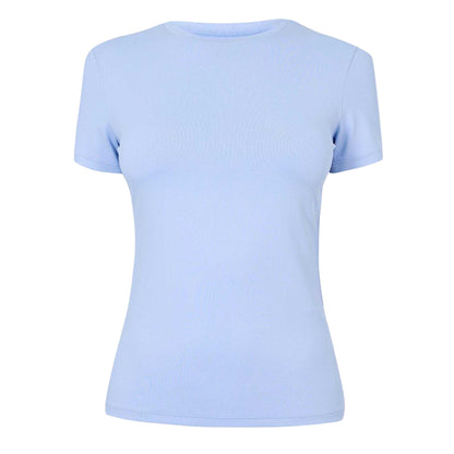 Brunnera Blue - Front - USA Pro Womens-Ladies Polyamide T-Shirt