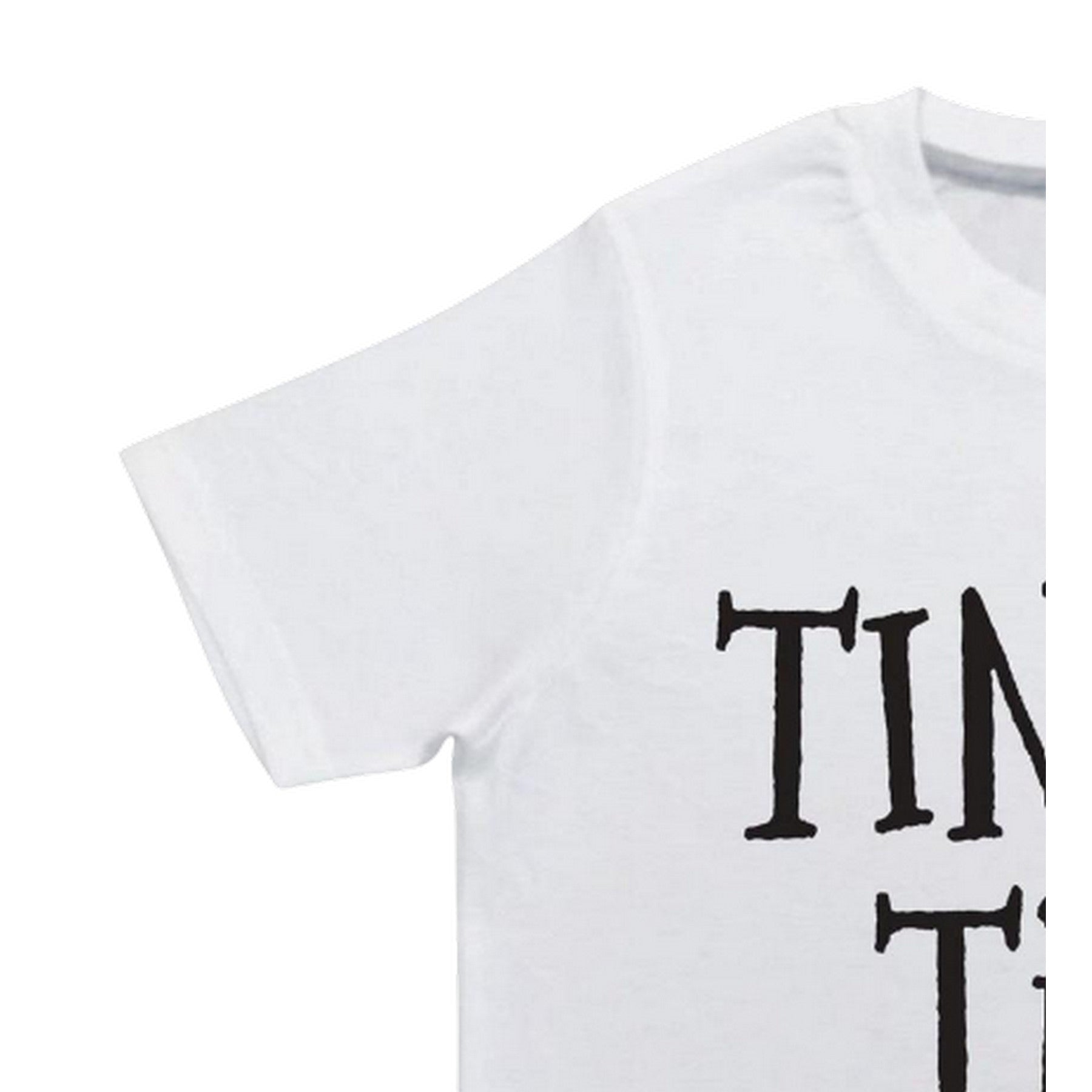 White - Back - Linea Womens-Ladies Tinsel T-Shirt