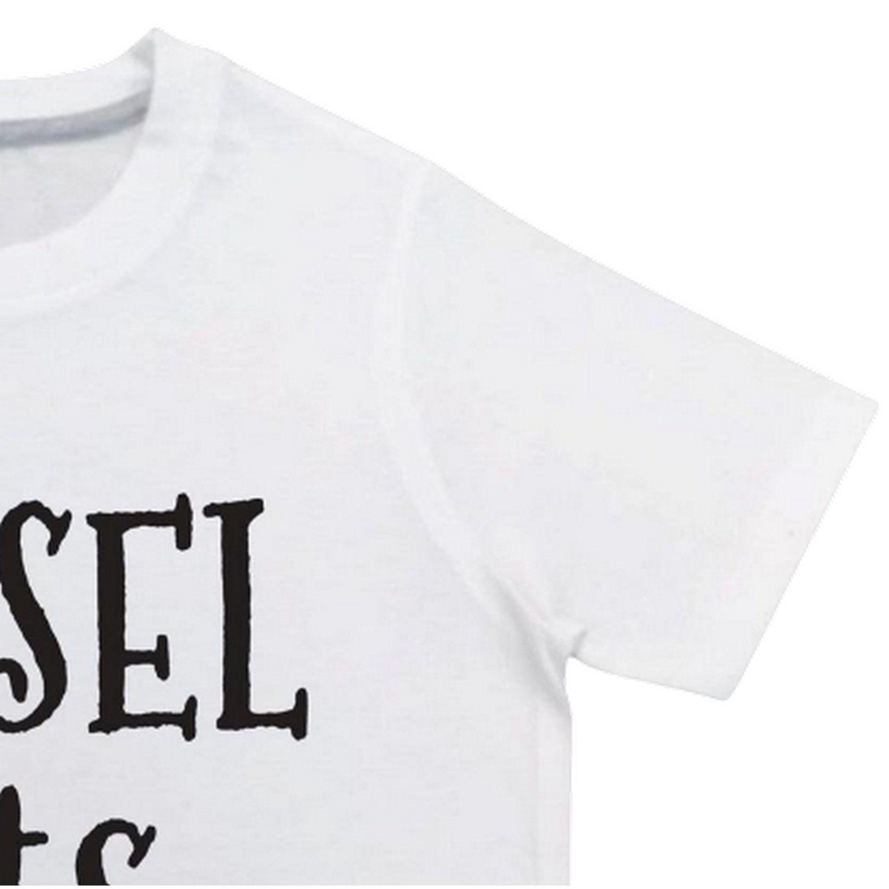 White - Side - Linea Womens-Ladies Tinsel T-Shirt