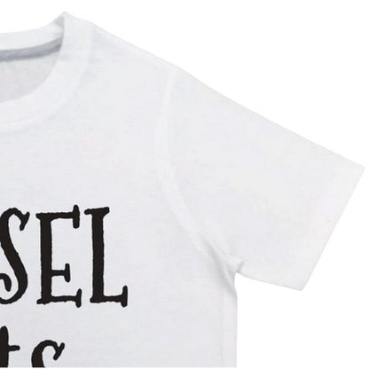 White - Side - Linea Womens-Ladies Tinsel T-Shirt