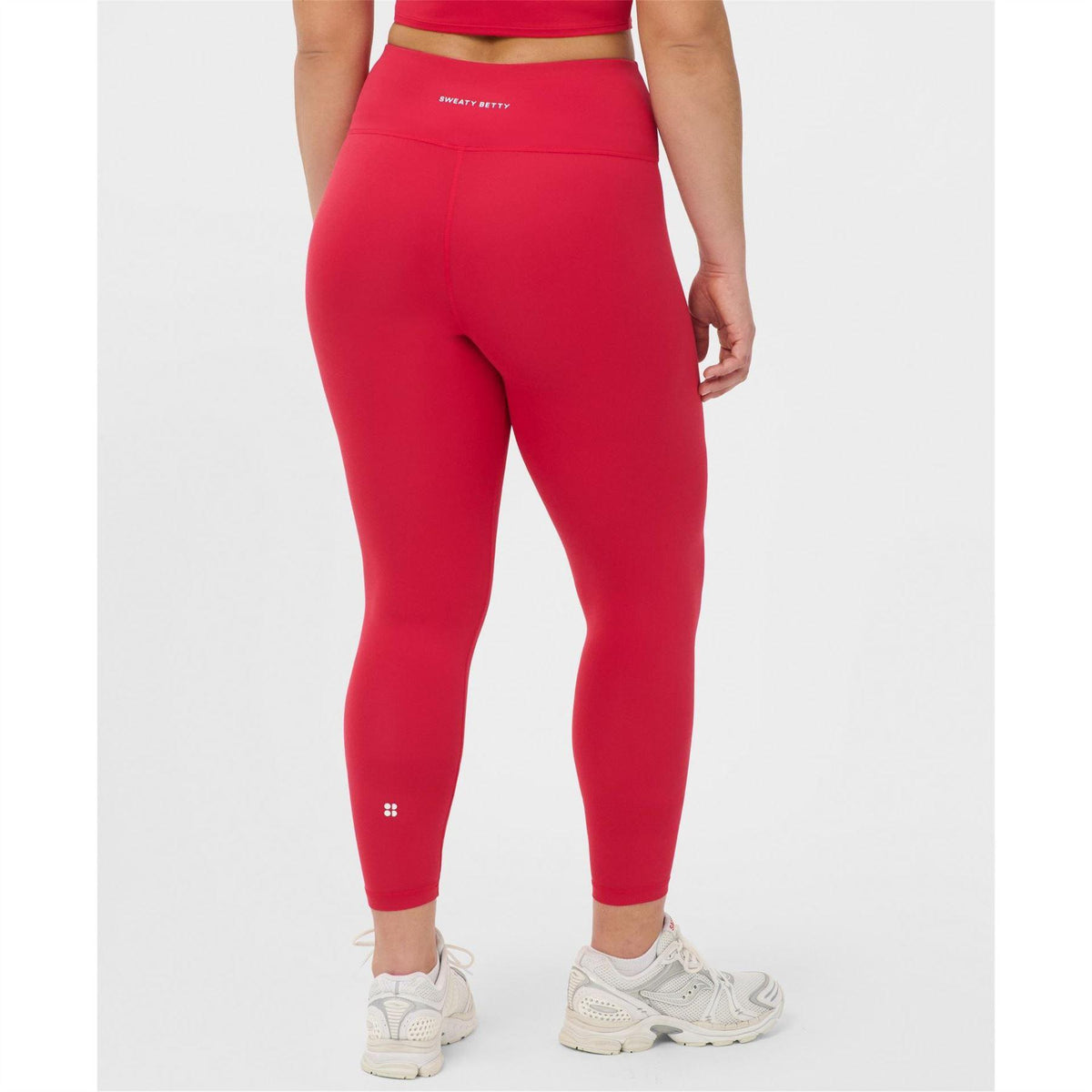 Crimson Red - Lifestyle - Sweaty Betty Womens-Ladies Twist Waist Fitted Leggings
