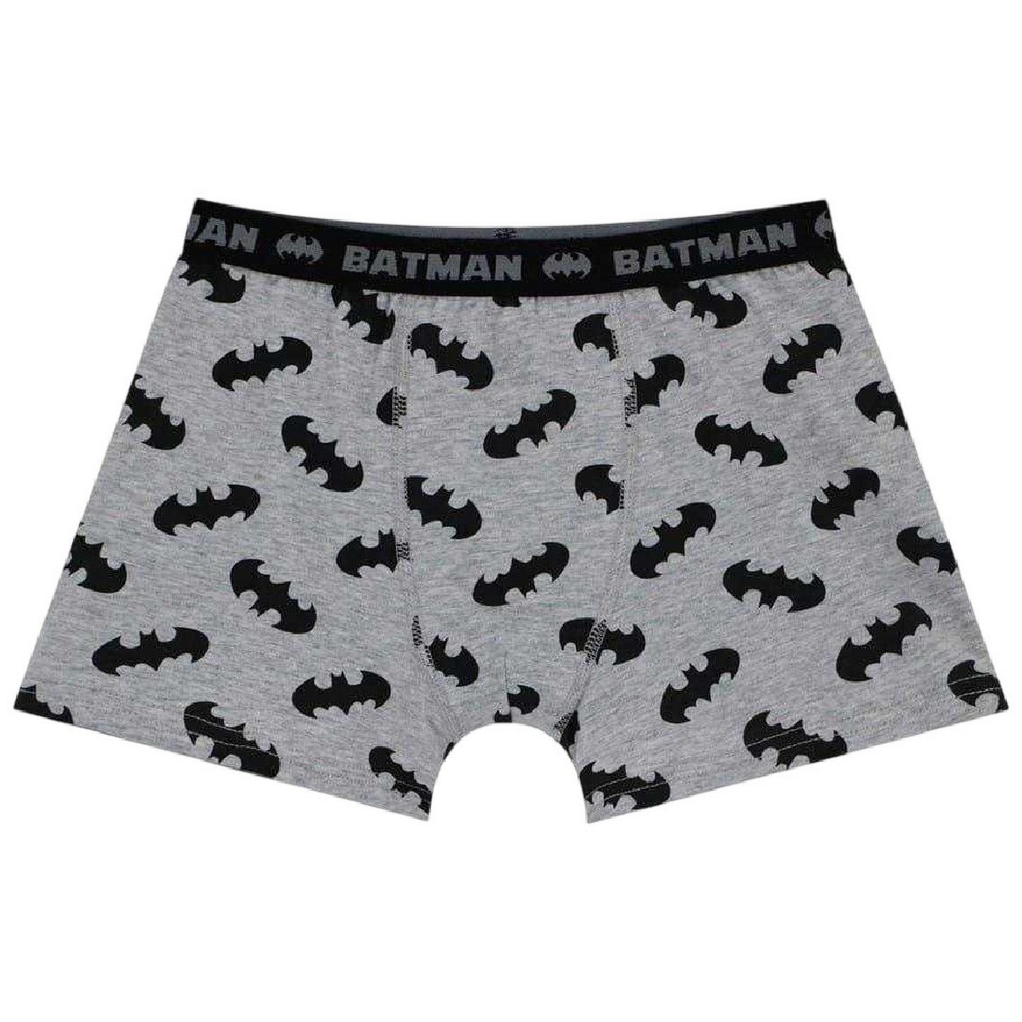 Black-Yellow - Back - Batman Boys Batman Cotton Boxer Briefs (Pack of 3)