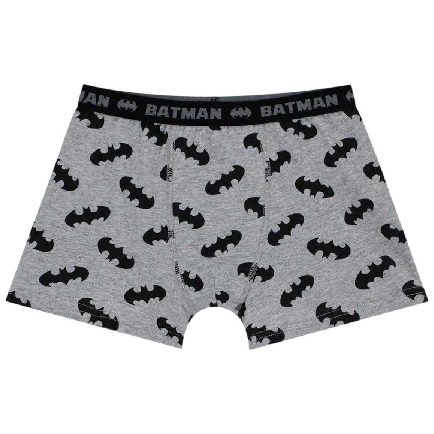 Black-Yellow - Back - Batman Boys Batman Cotton Boxer Briefs (Pack of 3)